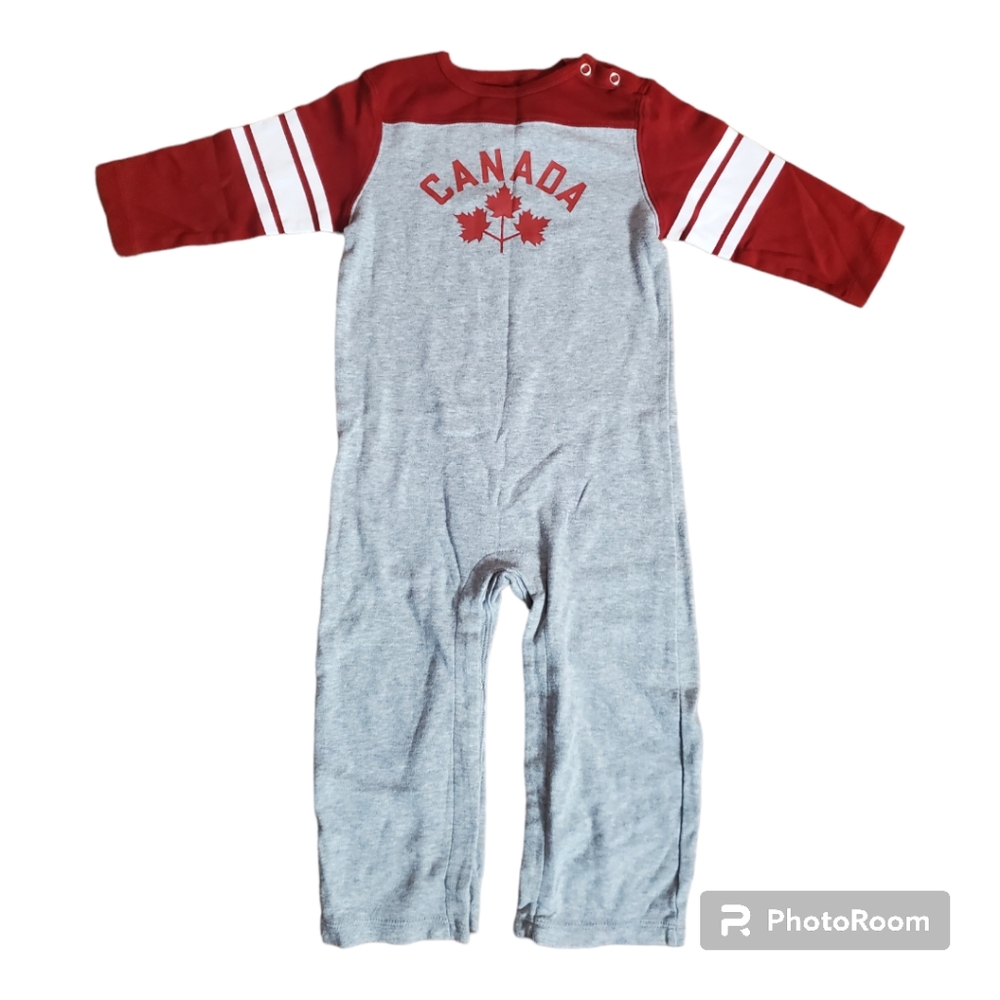The Hudson Bay Olympic Canada 18-24 Month Snap Button Close Onesie